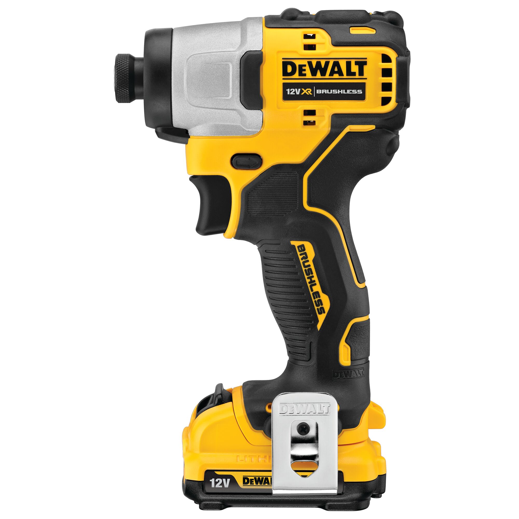DeWalt DCF801D2-GB 12V XR Brushless Compact Impact Driver (2x 2.0Ah Kit)