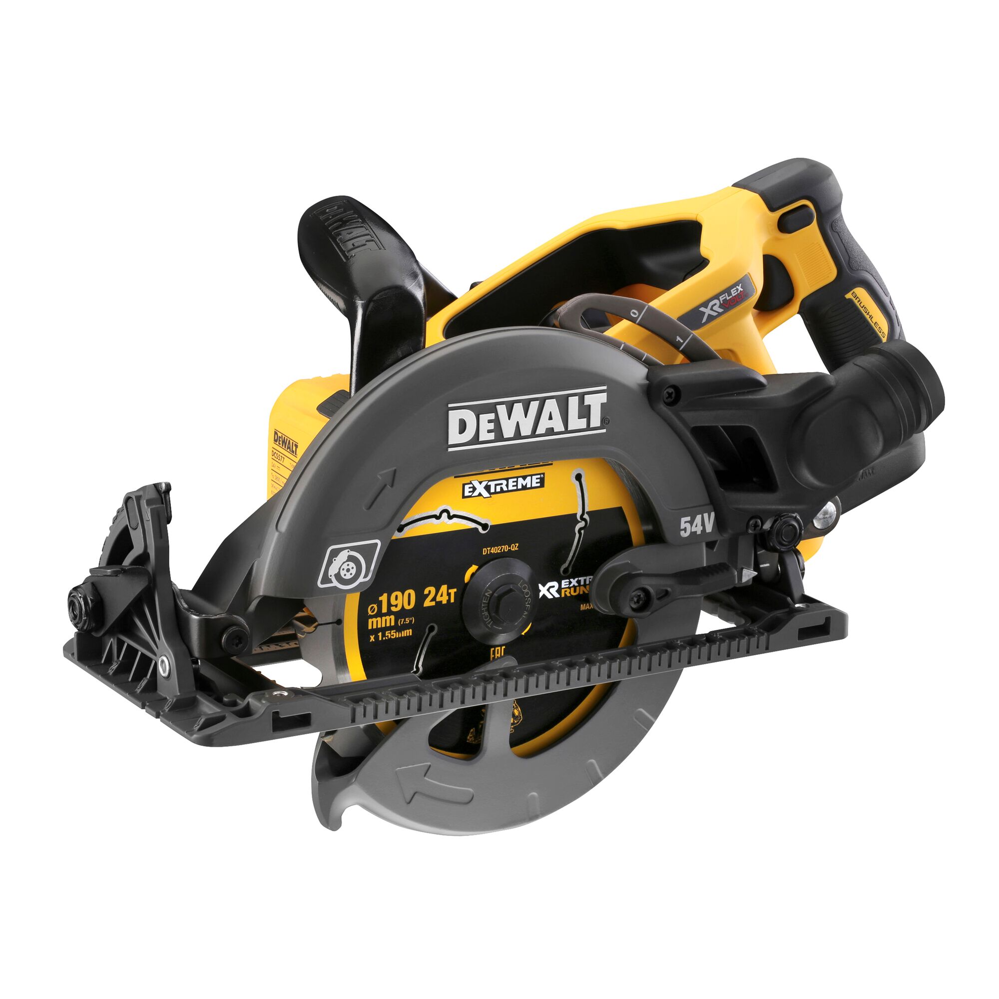 DeWalt DCS577N-XJ 54V XR FLEXVOLT Brushless 190mm Circular Saw (Body Only)