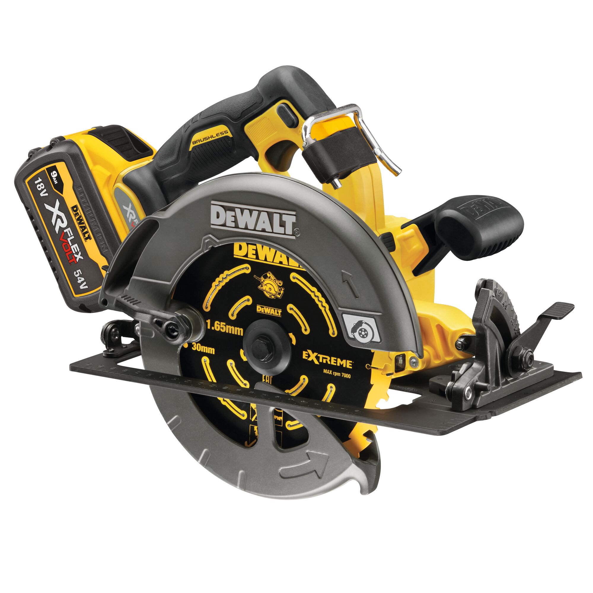 DeWalt DCS578N-XJ 54V XR FLEXVOLT 190mm Circular Saw (Body Only)