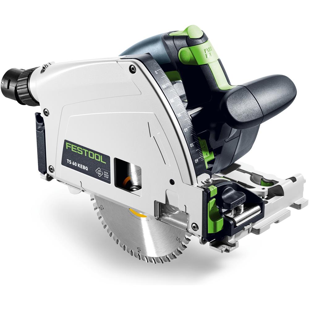Festool TS 60 KEBQ-Plus 240V Brushless 168mm Corded Plunge Saw (T-LOC Systainer)