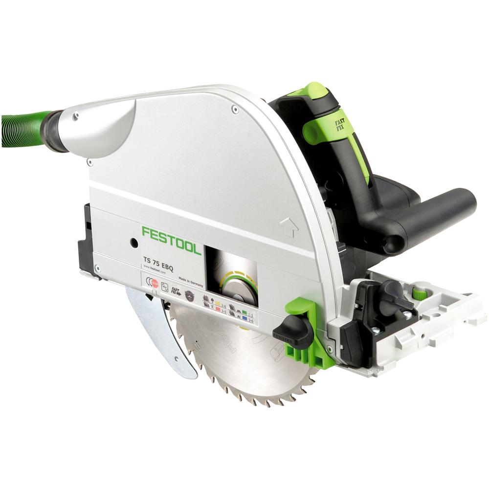 Festool TS 75 EBQ-Plus 240V 210mm Corded Plunge Saw (T-LOC Systainer)