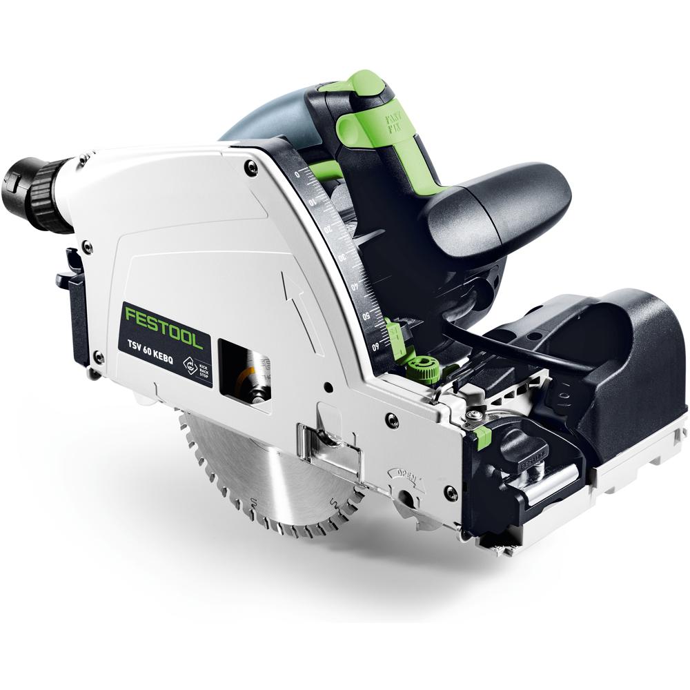 Festool TSV 60 KEBQ-Plus 240V Brushless 168mm Corded Plunge Saw with Scoring Function (T-LOC Systainer)