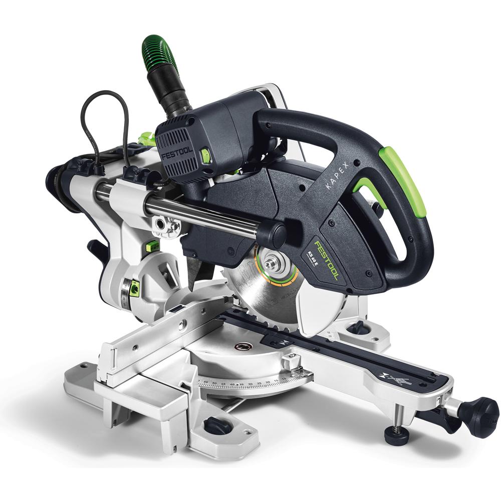 Festool KAPEX KS 60 E 240V 1200W 216mm Dual-Bevel Sliding Compound Mitre Saw