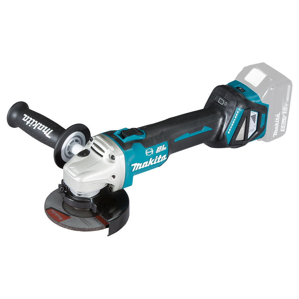 Makita DGA463Z 18V LXT Brushless 115mm Slide Switch Angle Grinder (Body Only)