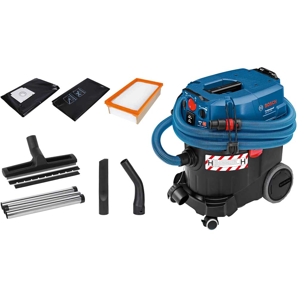 Bosch GAS 35 H AFC Professional 110V 35L H Class Wet & Dry Dust Extractor