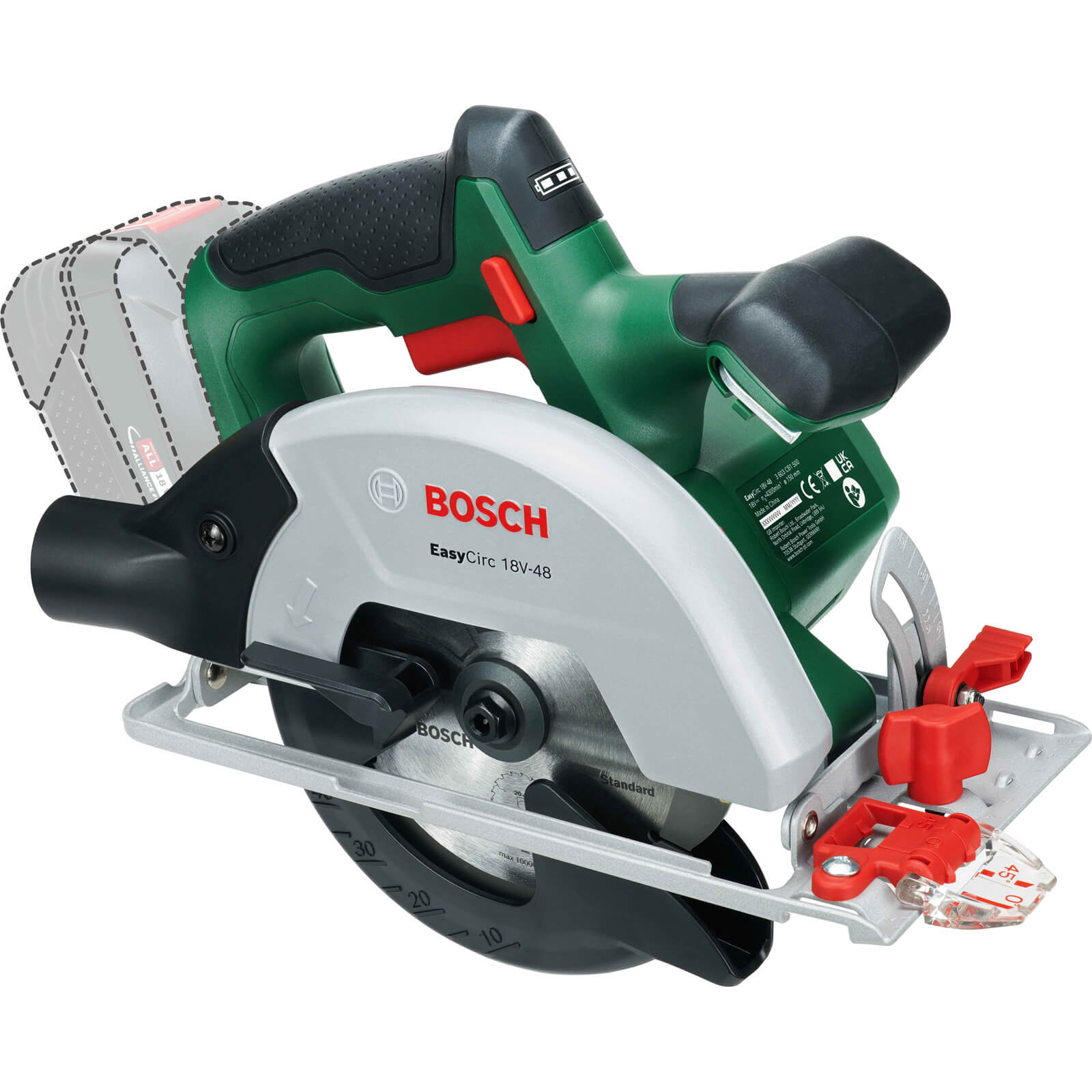 Bosch Green EasyCirc 18V-48 150mm Circular Saw (Body Only)