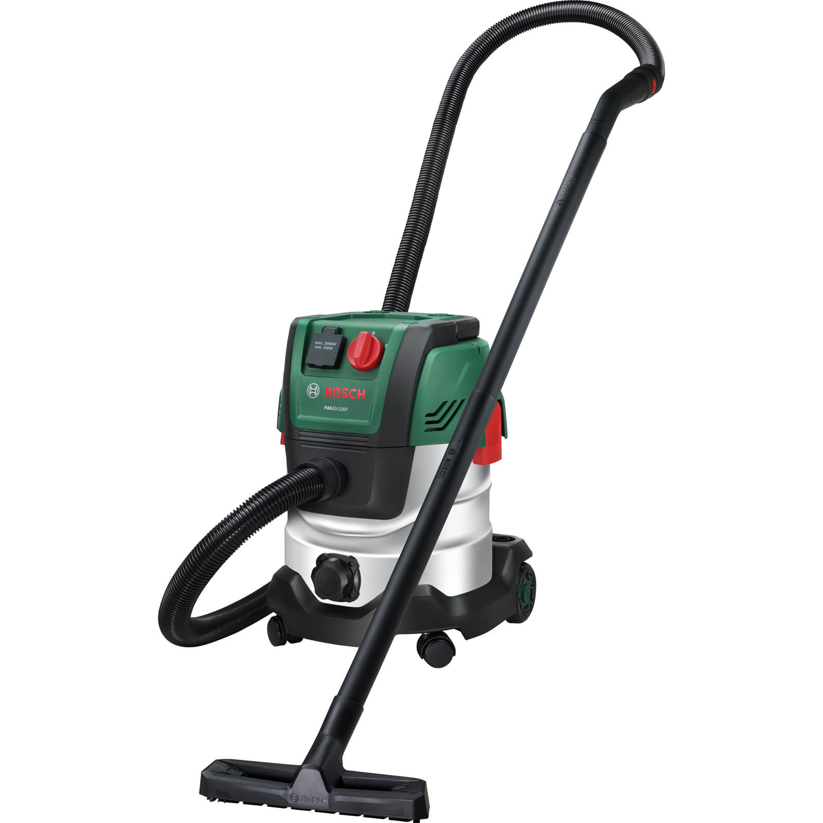 Bosch Green PAS20-220P 240V 20L Wet & Dry Dust Extractor