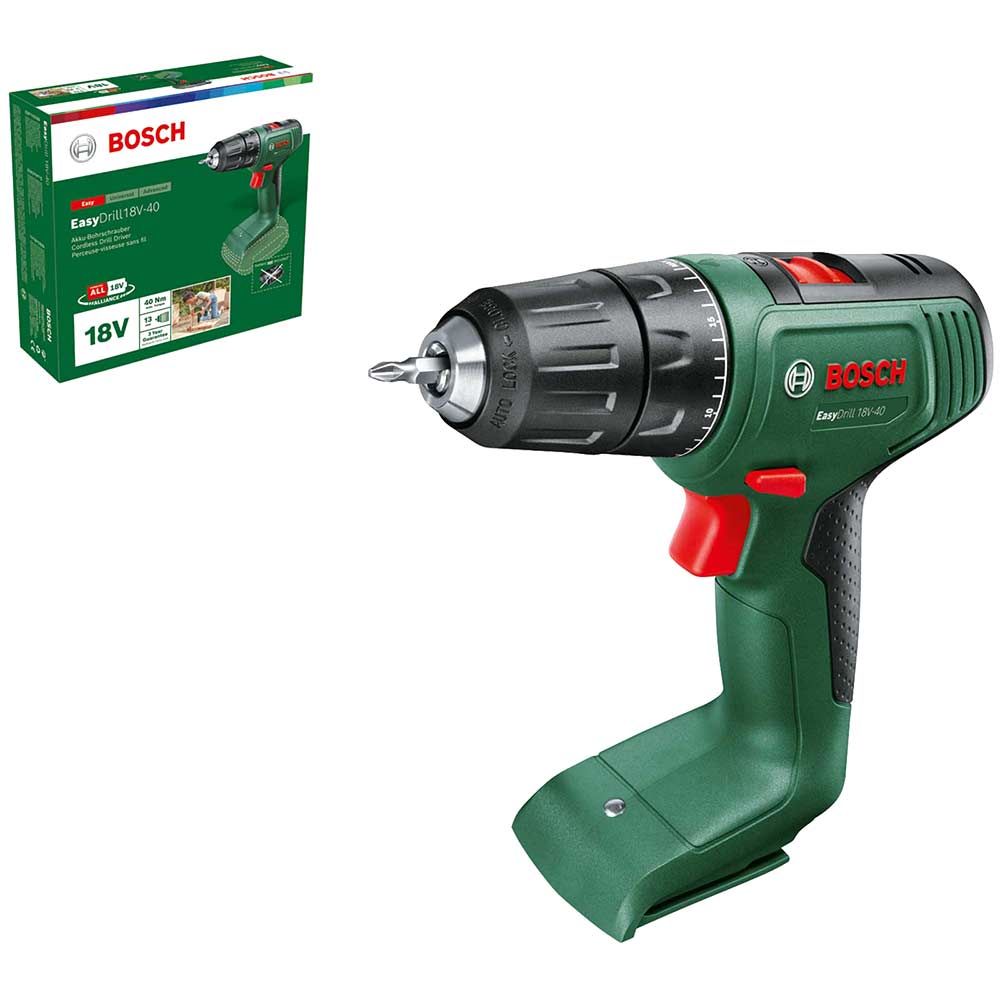 Bosch Green EasyDrill 18V-40 Drill Driver (Body Only)