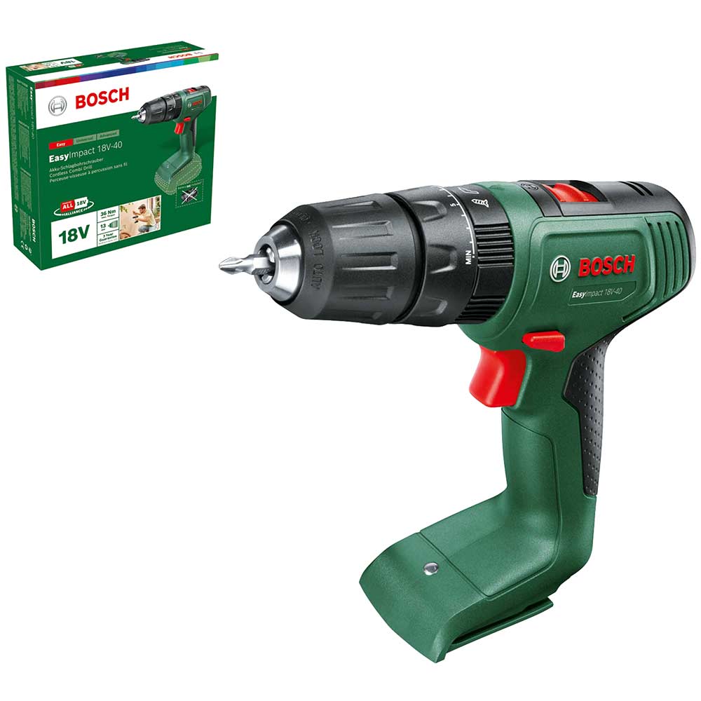 Bosch Green EasyImpact 18V-40 Combi Drill (Body Only)