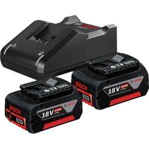 2x GBA 18V 4.0Ah + GAL 18V-40 starter set