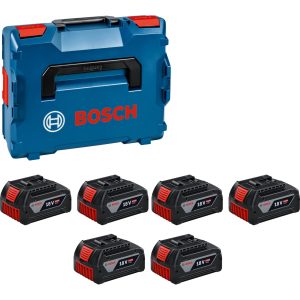 6x GBA 18V 4.0Ah in L-BOXX 136