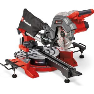 Einhell TE-SM 36/8 L Li 36V (2x18V) 216mm Single-Bevel Sliding Compound Mitre Saw with Laser (Body Only)