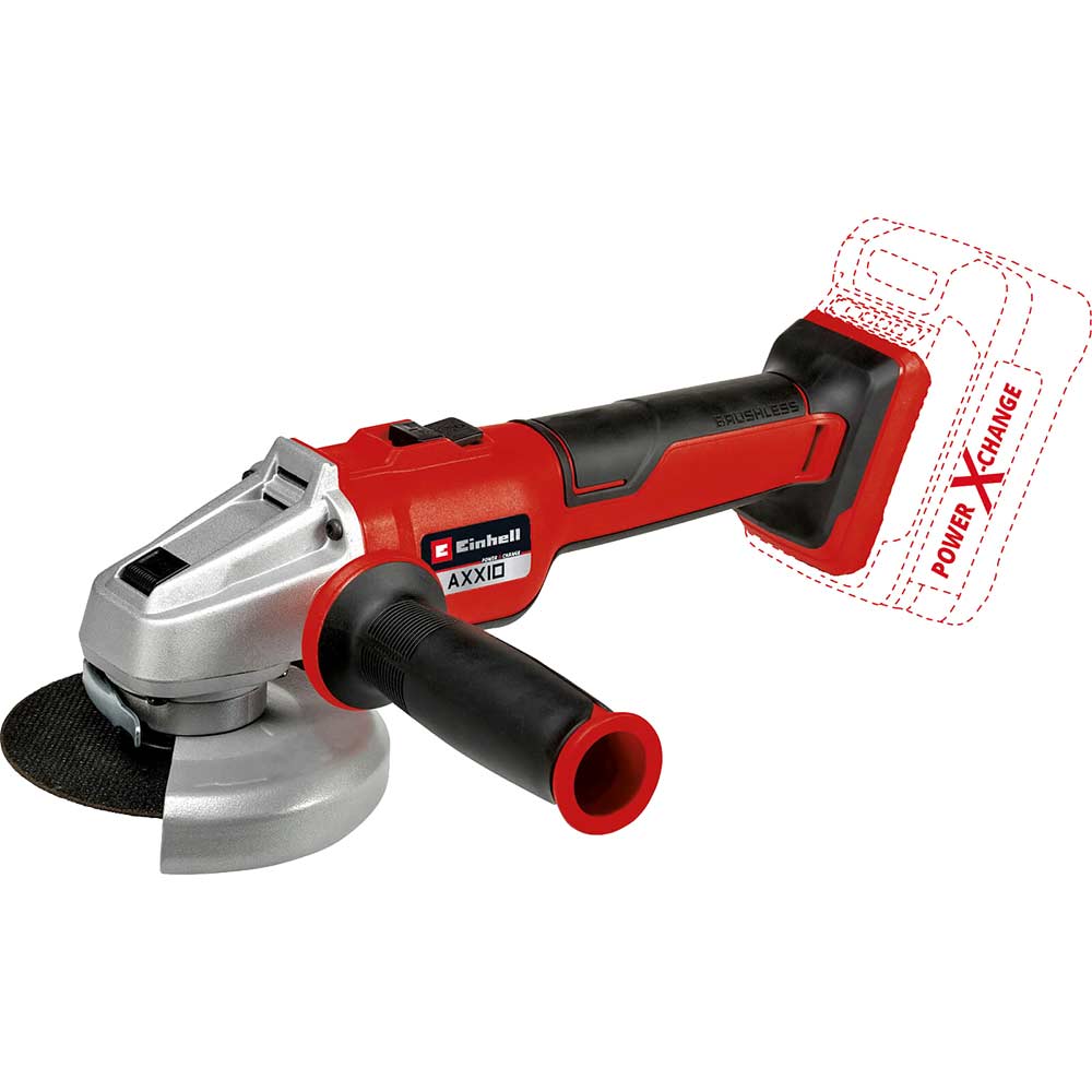 Einhell Professional AXXIO 18/125 Q Brushless 125mm Slide Switch Angle Grinder (Body Only)