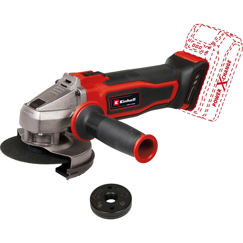 Einhell TE-AG 18/115 Q Li 115mm Slide Switch Angle Grinder (Body Only)