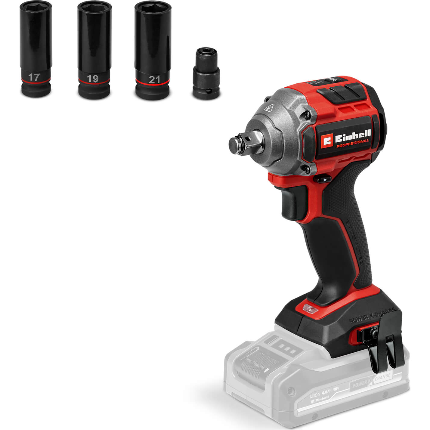 Einhell Professional TP-CW 18/260-C Li BL Brushless 1/2″ Square Impact Wrench (Body Only)