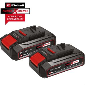 2x 18V 2.5Ah PXC Twinpack