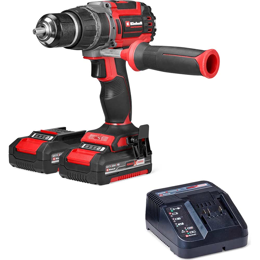 Einhell Professional TP-CD 18/70 Li-i BL Brushless Combi Drill (2x 2.0Ah Kit, E-Case)
