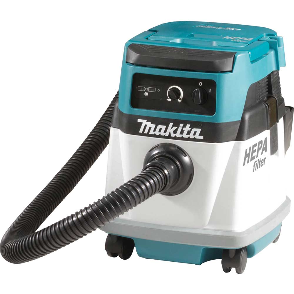 Makita DVC151L 36V (2x 18V) / 110V LXT Mains or Battery L Class Vacuum (Body Only)
