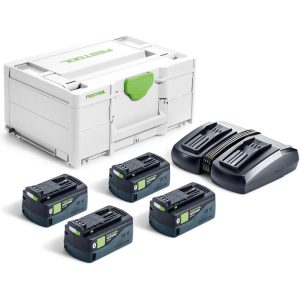 SYS 18V 4xHP5,0/TCL6DUO (4x BP 18 Li 5,0 HP-ASI + TCL 6 DUO, Systainer SYS3 M 187)