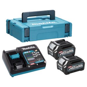 191J85-8 kit: 2x BL4025 2.5Ah + DC40RA (240V), MAKPAC Type 1 case