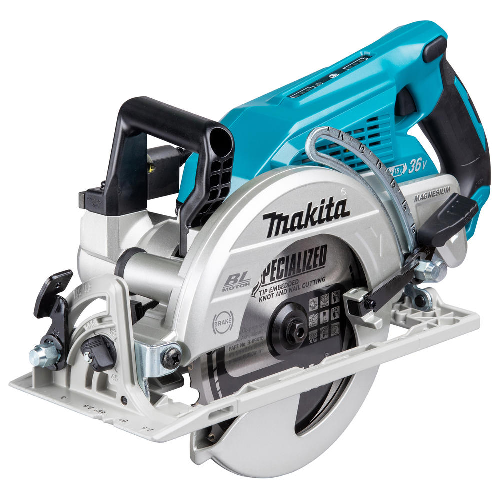 Makita DRS780Z 36V (2x18V) LXT Brushless 185mm Rear Handle Circular Saw (Body Only)