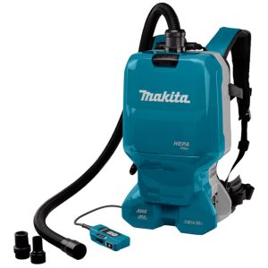 Makita DVC665 36V (2x 18V) LXT Brushless Backpack Dust Extractor (Body Only)