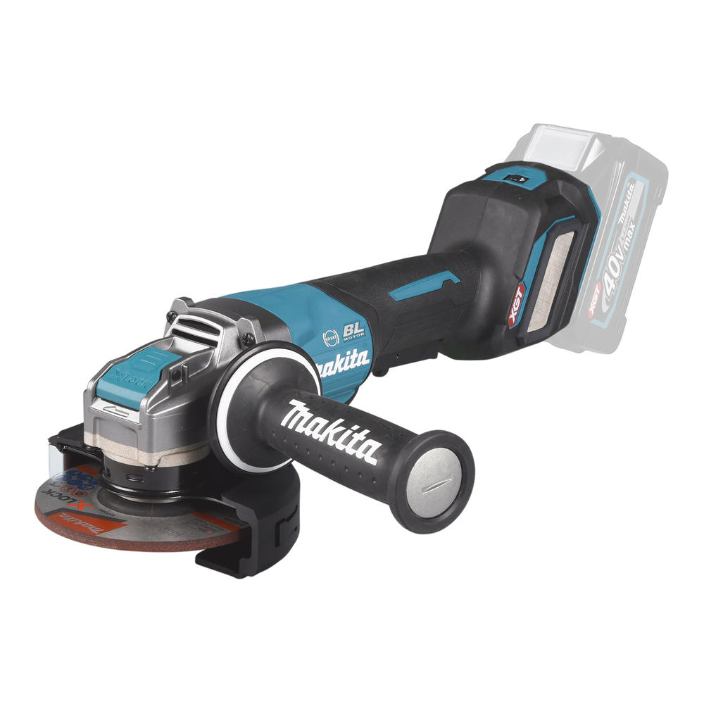 Makita GA044GZ01 40V max XGT Brushless 125mm X-LOCK Paddle Switch Angle Grinder (Body Only, MakPac)