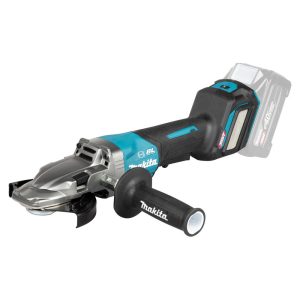 Makita GA056GZ01 40V max XGT Brushless 125mm Flat Head Paddle Switch Angle Grinder (Body Only, MakPac)