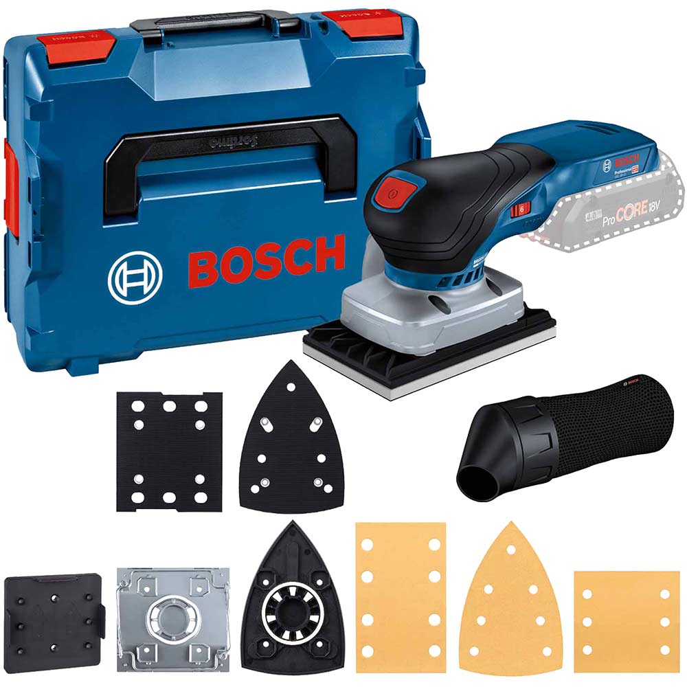 Bosch GSS 18V-13 Professional Brushless Orbital Sander (Body Only, L-BOXX)