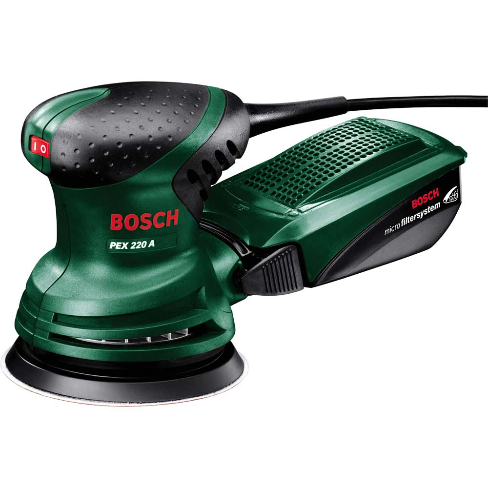 Bosch Green PEX 220 A 240V 125mm Random Orbital Sander