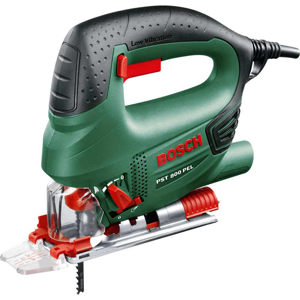 Bosch Green PST 800 PEL 240V 530W Top Handle Jigsaw (Carry Case)