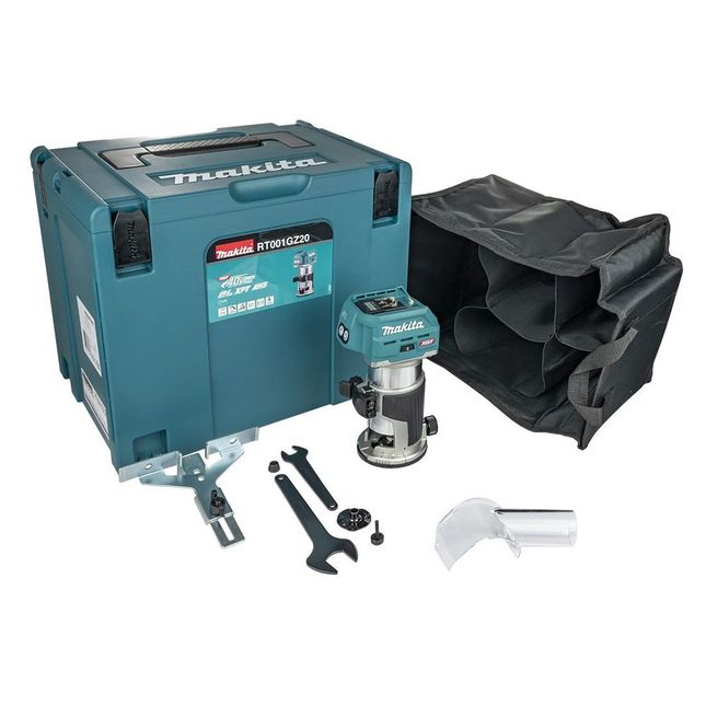 Makita RT001GZ20 40V Max XGT Brushless Trim Router (Body Only, MakPac)