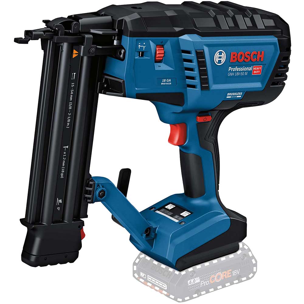 Bosch GNH 18V-50 M Professional Brushless 18G Brad Nailer (Body Only)