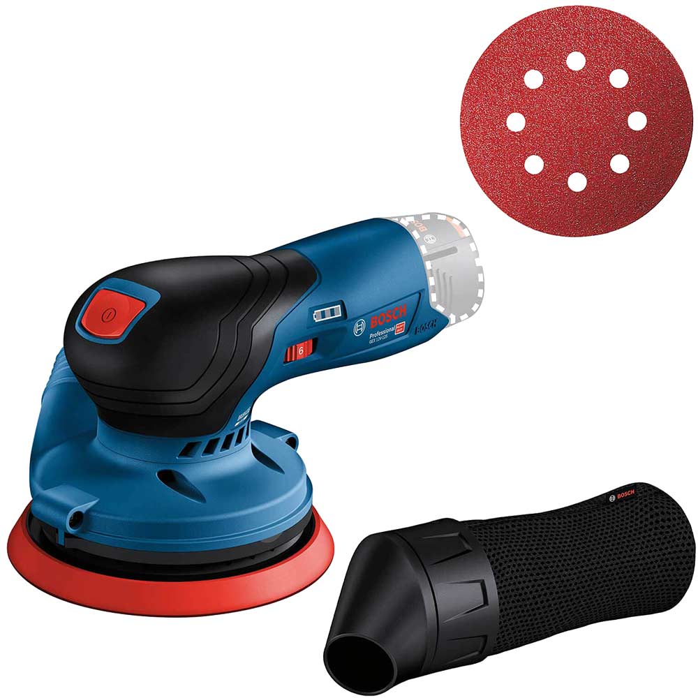 Bosch GEX 12V-125 Professional Brushless 125mm Random Orbital Sander (Body Only)