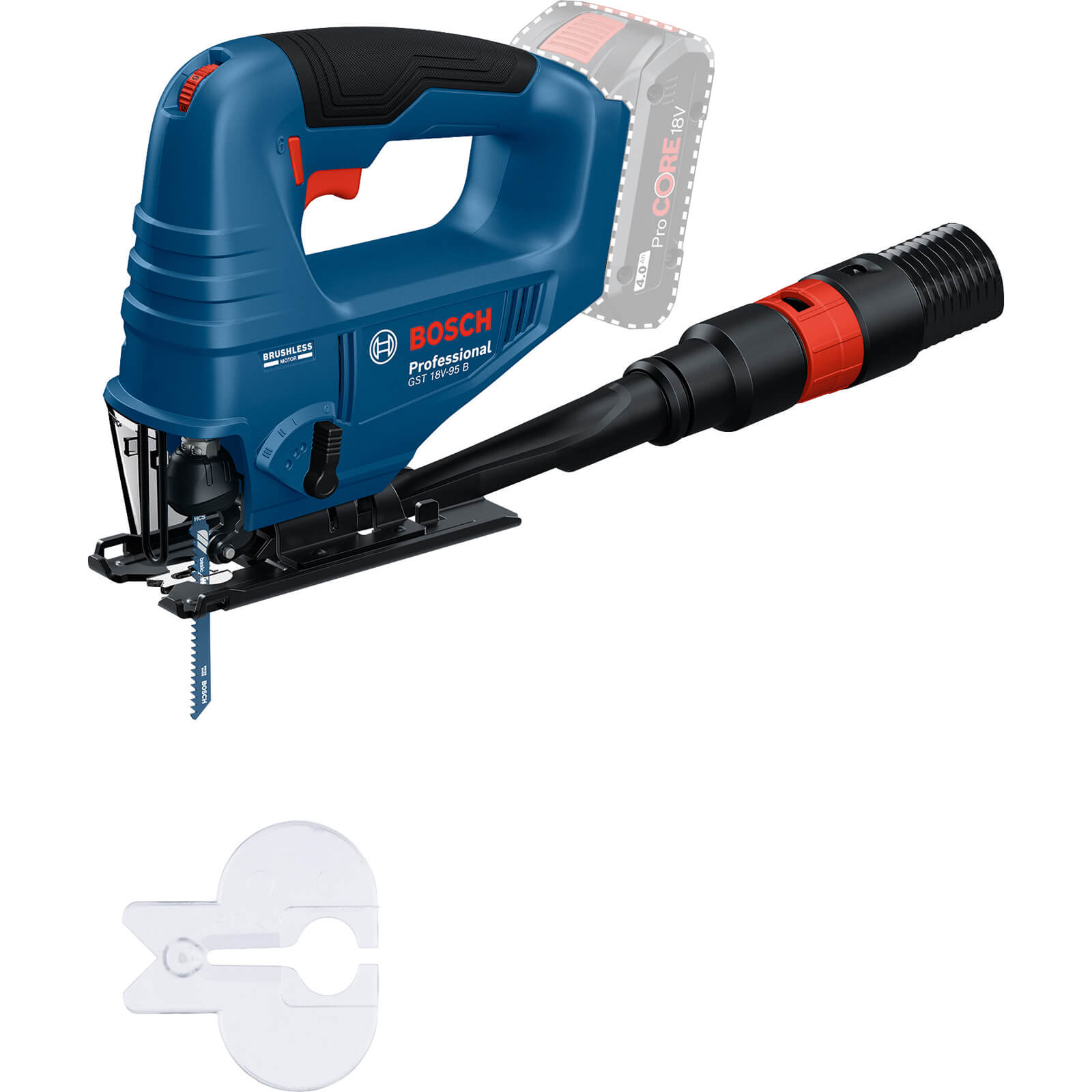 Bosch GST 18V-95 B Professional Brushless Top Handle Jigsaw (Body Only)