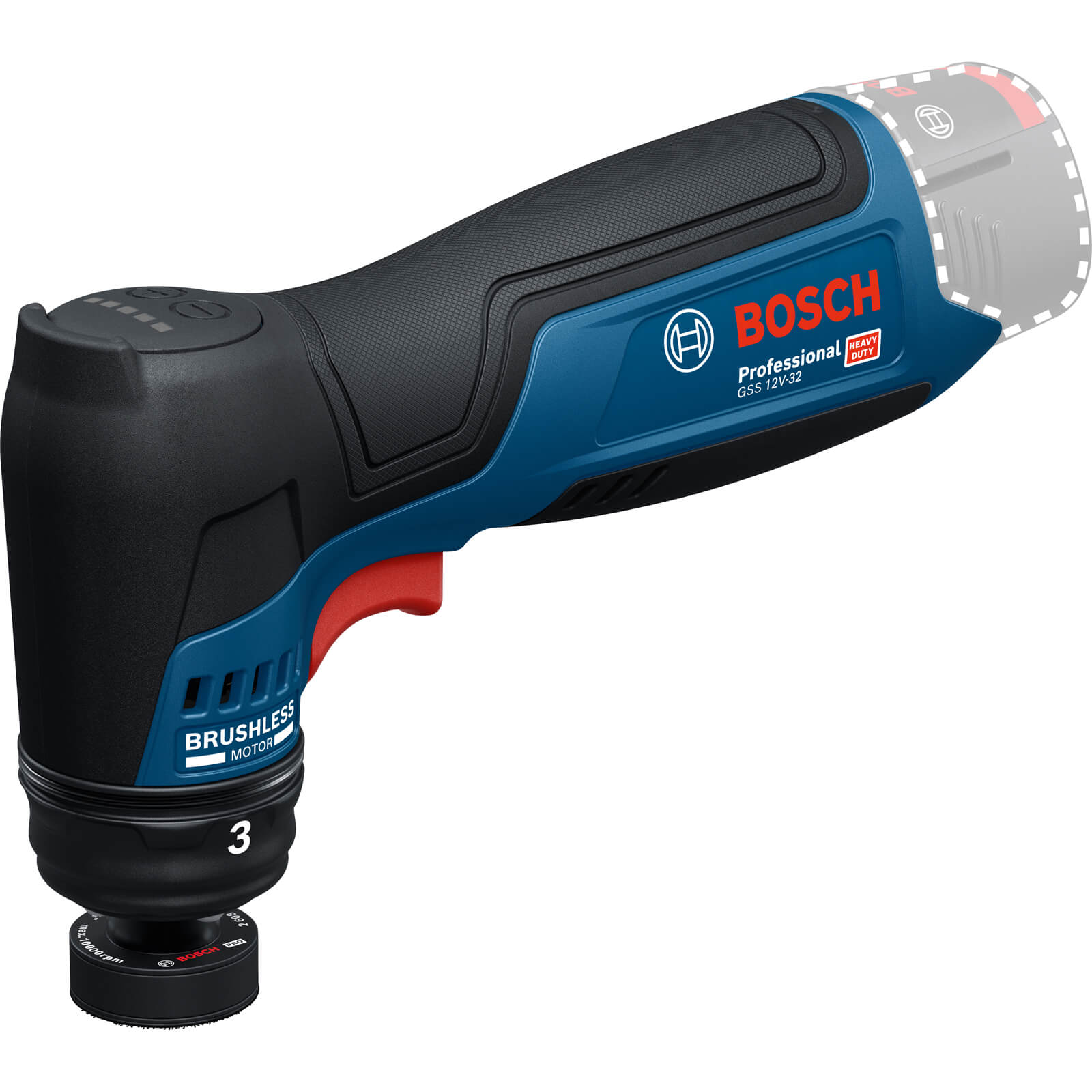Bosch GSS 12V-32 Professional Brushless 32mm Spot Repair Sander (Body Only)