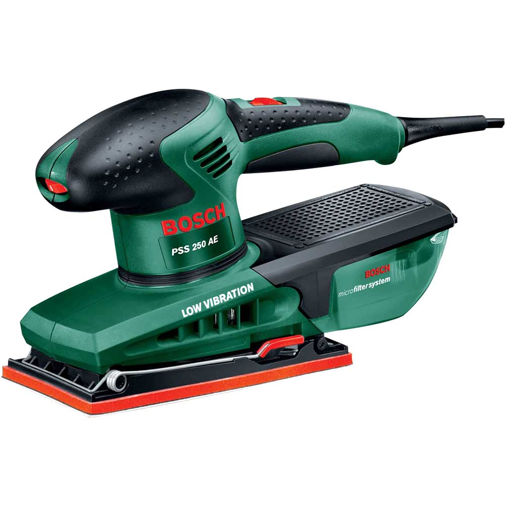 Bosch Green PSS 250 AE 240V Orbital Sander