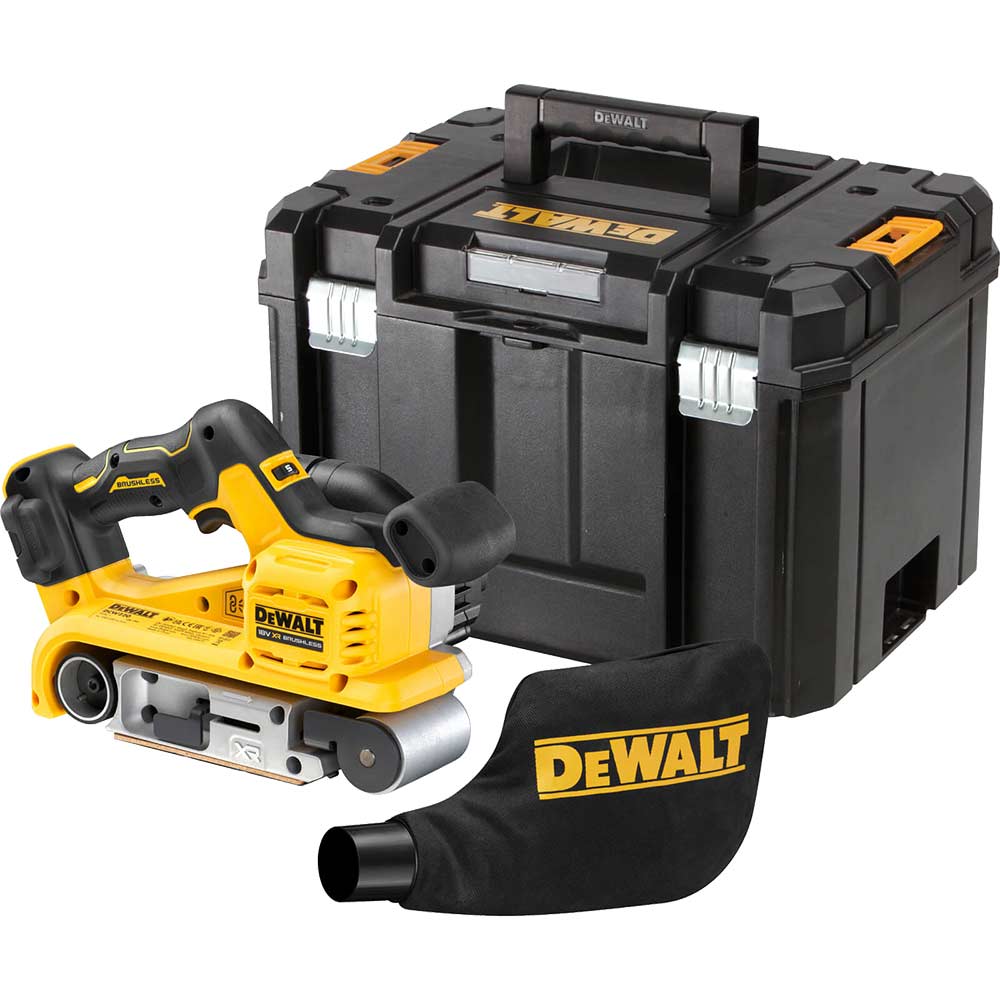 DeWalt DCW220NT-XJ 18V XR Brushless 75mm Belt Sander (Body Only, TSTAK)