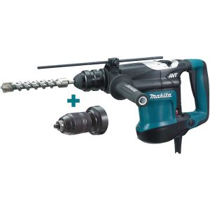 Makita HR3210FCT 240V 850W Quick-Change Chuck SDS+ Rotary Hammer (Carry Case)