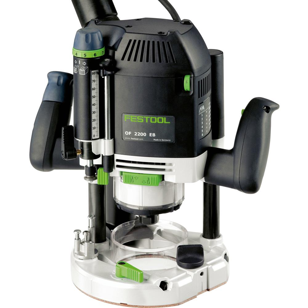 Festool OF 2200 EB-Plus 240V 2200W Plunge Router (T-LOC Systainer)