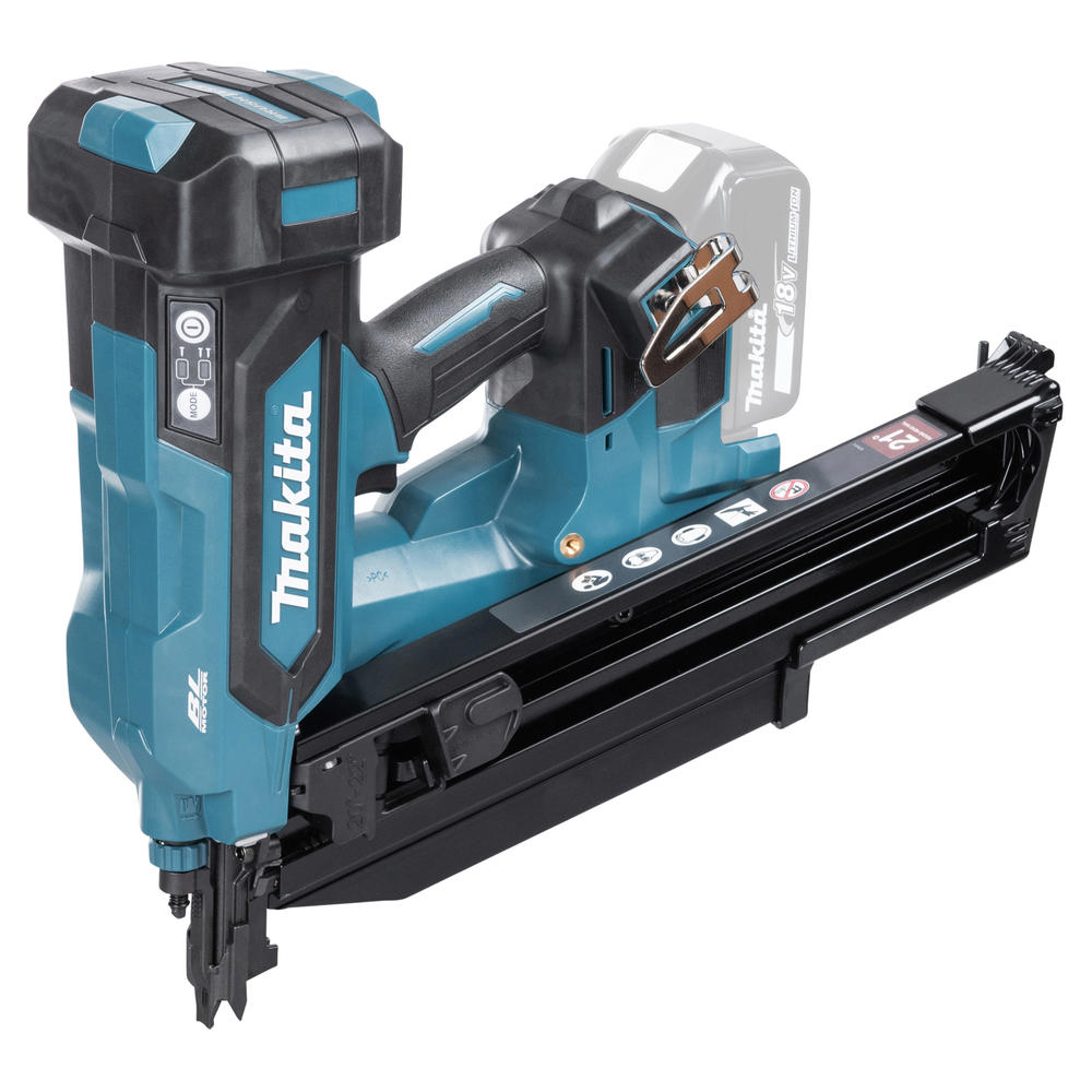 Makita DBN901ZK 18V LXT Brushless Round Head First Fix Framing Nailer (Body Only, Carry Case)