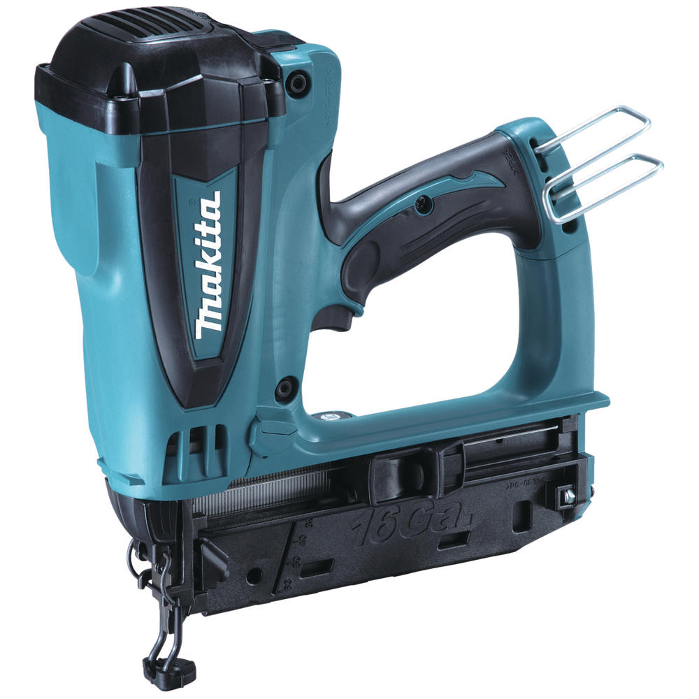 Makita GF600SE Gas 16G Straight Second Fix Nailer (2x 1.0Ah Kit, Carry Case)